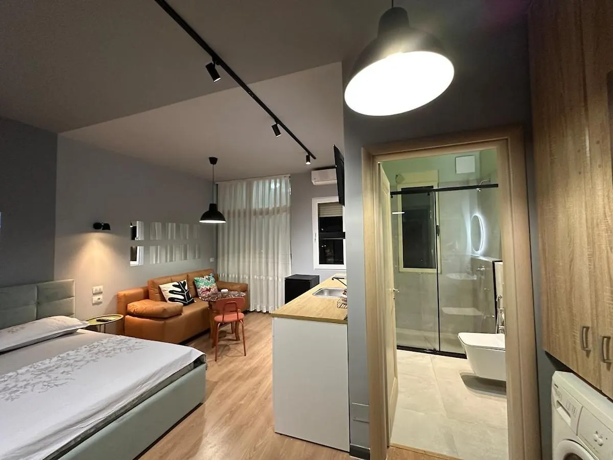 Apartment Compact Studio Chic Design Tirana Albania
